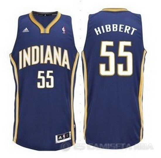 Camiseta Hibbert #55 Indiana Pacers Azul - Haga un click en la imagen para cerrar